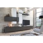 Alternative szekrénysor grafit szürke/fehér