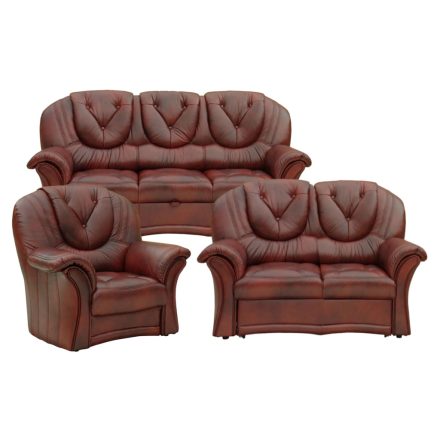 Sidney valódi bőr 3-2-1 garnitúra