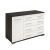 Komfort 4 fiókos ajtós komód nero-bianco
