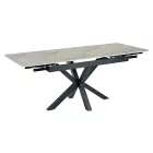 Almeira asztal 130x80+2x30 cm