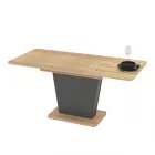 Lali asztal 120x75+40 cm antracit