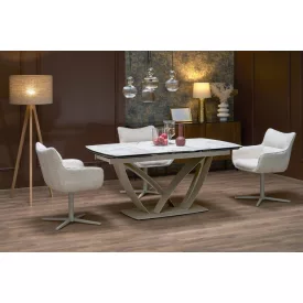 Benjamin bővíthető asztal bézs/kasmír 160-240 cm