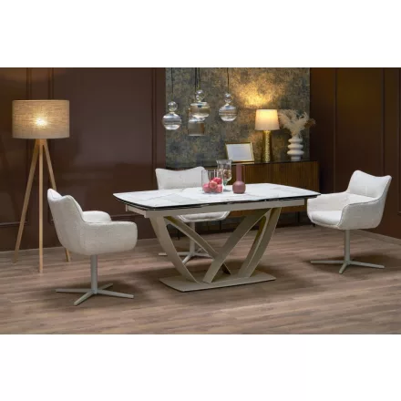 Benjamin bővíthető asztal bézs/kasmír 160-240 cm