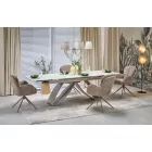 Hilario bővíthető asztal bézs/kasmír 180-260 cm