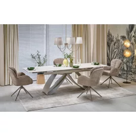 Hilario bővíthető asztal bézs/kasmír 180-260 cm