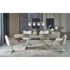 Armani bővíthető asztal bézs/kasmír 165-241 cm