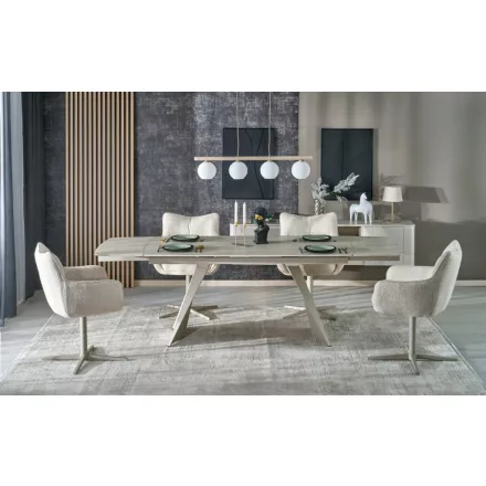 Armani bővíthető asztal bézs/kasmír 165-241 cm