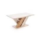 Brandon bővíthető asztal krém/cremona 160x90+40 cm