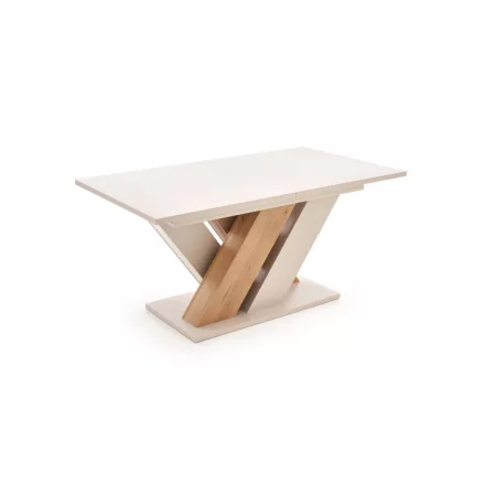 Brandon bővíthető asztal krém/cremona 160x90+40 cm