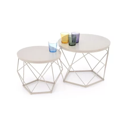 Cielo 2 db-os kasmír dohányzóasztal szett