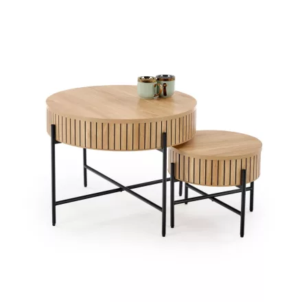 Dante 2 db-os tárolós dohányzóasztal szett